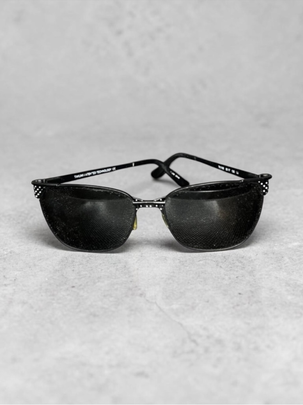 Takumi Black & White Polka Dot Glasses​